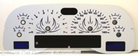 01-04/03 Dakota Durango Custom White Gauge Face